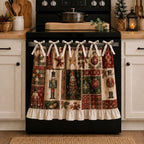 kitchen skirt oven curtain