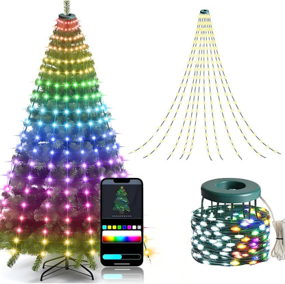Programmable Remote Control Christmas Tree LED Lights