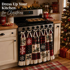 kitchen skirt oven curtain