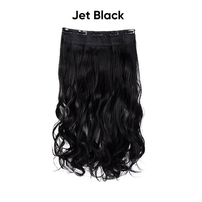 One-Piece Five-Clip Long Curly Synthetic Hairpiece Extension