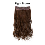 One-Piece Five-Clip Long Curly Synthetic Hairpiece Extension