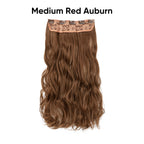 One-Piece Five-Clip Long Curly Synthetic Hairpiece Extension