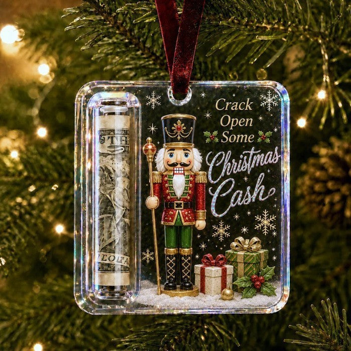 Cash Gift Ornament an acrylic hanging decoration