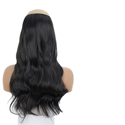 One-Piece Five-Clip Long Curly Synthetic Hairpiece Extension