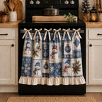 kitchen skirt oven curtain