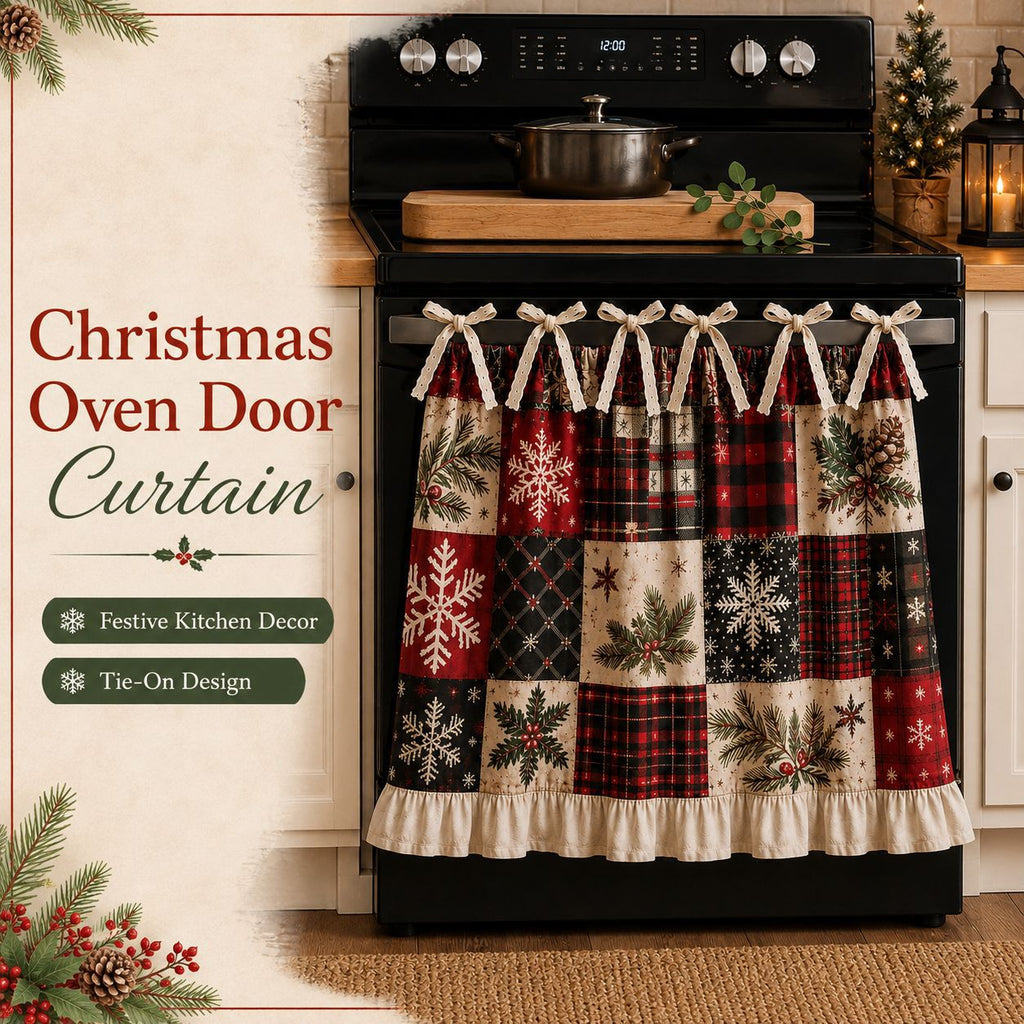 kitchen skirt oven curtain
