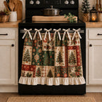kitchen skirt oven curtain