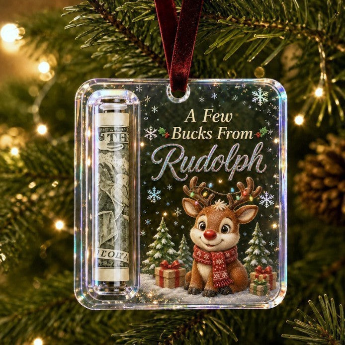 Cash Gift Ornament an acrylic hanging decoration