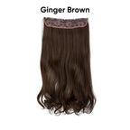 One-Piece Five-Clip Long Curly Synthetic Hairpiece Extension