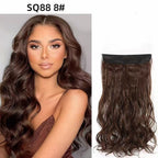 One-Piece Five-Clip Long Curly Synthetic Hairpiece Extension