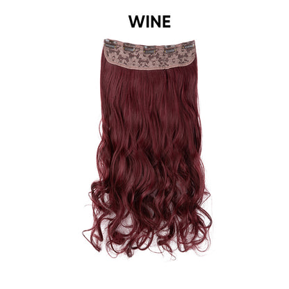 One-Piece Five-Clip Long Curly Synthetic Hairpiece Extension